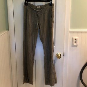 Green Roxy Oceanside pants
